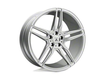 Asanti Orion Brushed Silver with Carbon Fiber Insert Wheel; 22x10.5; 35mm Offset (87-95 Jeep Wrangler YJ)