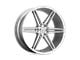 Asanti Alpha 6 Brushed Silver 6-Lug Wheel; 20x9; 30mm Offset (17-24 Titan)