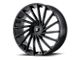 Asanti Matar Gloss Black 6-Lug Wheel; 20x8.5; 15mm Offset (17-24 Titan)