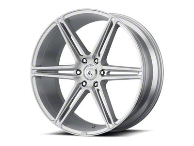 Asanti Alpha 6 Brushed Silver 6-Lug Wheel; 22x10; 30mm Offset (16-24 Titan XD)