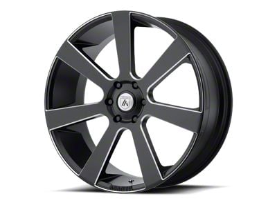 Asanti Apollo Satin Black Milled 6-Lug Wheel; 22x9; 35mm Offset (16-24 Titan XD)