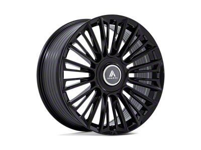 Asanti Premier Gloss Black 6-Lug Wheel; 24x10; 30mm Offset (16-24 Titan XD)