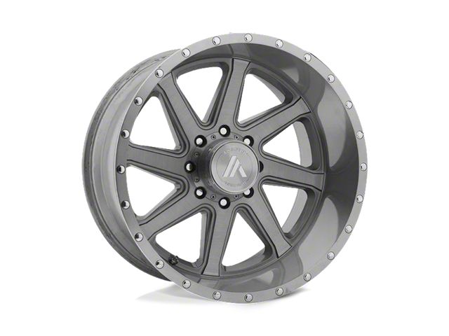 Asanti Windmill Titanium Brushed 6-Lug Wheel; 20x10; -20mm Offset (16-24 Titan XD)