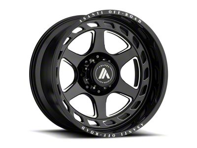 Asanti Anvil Gloss Black Milled 5-Lug Wheel; 20x9; 18mm Offset (14-21 Tundra)
