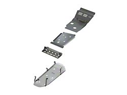 ASFIR 4x4 4-Piece Skid Plate System; Bare Aluminum (03-09 4.0L 4Runner w/o KDSS System)