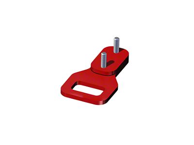 ASFIR 4x4 Rear Tow Hook; Red (21-24 Bronco, Excluding Raptor)