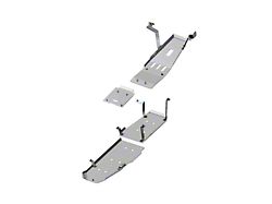 ASFIR 4x4 3-Piece Skid Plate System; Bare Aluminum (21-24 Jeep Wrangler JL 4xe)