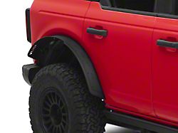 Attica 4x4 Terra Series Fender Flares; Rear; Textured Black (21-25 Bronco, Excluding Raptor)