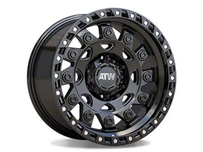 ATW Off-Road Wheels Congo All Satin Black 6-Lug Wheel; 17x9; 0mm Offset (03-09 4Runner)