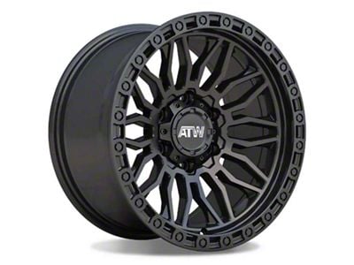 ATW Off-Road Wheels Nile All Satin Black 6-Lug Wheel; 17x9; -12mm Offset (03-09 4Runner)