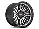 ATW Off-Road Wheels Nile Gloss Black with Machined Face 6-Lug Wheel; 17x9; 0mm Offset (03-09 4Runner)