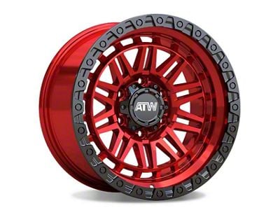 ATW Off-Road Wheels Yukon Candy Red 6-Lug Wheel; 17x9; 0mm Offset (03-09 4Runner)