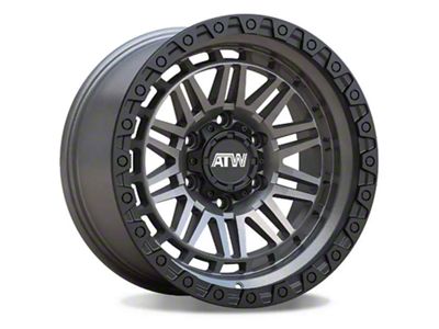 ATW Off-Road Wheels Yukon Satin Gunmetal 6-Lug Wheel; 17x9; -12mm Offset (03-09 4Runner)