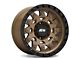 ATW Off-Road Wheels Congo Satin Sand Bronze with Black Lip 6-Lug Wheel; 17x9; -12mm Offset (05-15 Tacoma)