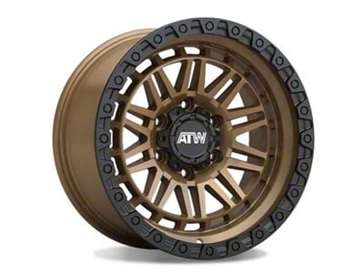 ATW Off-Road Wheels Yukon Satin Sand Bronze 6-Lug Wheel; 17x9; 0mm Offset (05-15 Tacoma)