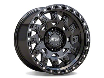 ATW Off-Road Wheels Congo All Satin Black 6-Lug Wheel; 17x9; 0mm Offset (2024 Tacoma)