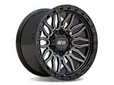 ATW Off-Road Wheels Nile Gloss Black with Milled Spokes 6-Lug Wheel; 20x9; 10mm Offset (2024 Tacoma)