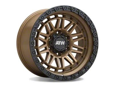 ATW Off-Road Wheels Yukon Satin Sand Bronze 6-Lug Wheel; 17x9; -12mm Offset (2024 Tacoma)