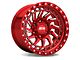 ATW Off-Road Wheels Culebra Candy Red with Milled Spokes 6-Lug Wheel; 17x9; 0mm Offset (21-24 Bronco, Excluding Raptor)