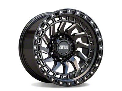 ATW Off-Road Wheels Culebra Gloss Black with Milled Spokes 6-Lug Wheel; 20x9; 10mm Offset (22-24 Bronco Raptor)