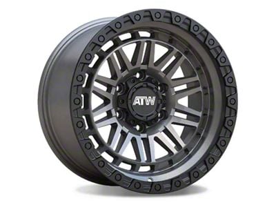 ATW Off-Road Wheels Yukon Satin Gunmetal 6-Lug Wheel; 17x9; 0mm Offset (21-24 Bronco, Excluding Raptor)