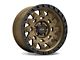 ATW Off-Road Wheels Congo Satin Sand Bronze with Black Lip Wheel; 17x9; -12mm Offset (84-01 Jeep Cherokee XJ)