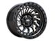 ATW Off-Road Wheels Culebra Gloss Black with Milled Spokes Wheel; 20x10 (84-01 Jeep Cherokee XJ)