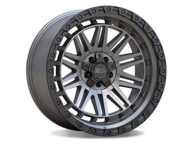 ATW Off-Road Wheels Yukon Satin Gunmetal Wheel; 20x10 (84-01 Jeep Cherokee XJ)