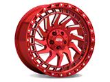 ATW Off-Road Wheels Culebra Candy Red with Milled Spokes Wheel; 17x9; -12mm Offset (20-25 Jeep Gladiator JT)