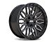 ATW Off-Road Wheels Nile Gloss Black with Milled Spokes Wheel; 17x9 (20-24 Jeep Gladiator JT)