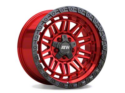 ATW Off-Road Wheels Yukon Candy Red Wheel; 17x9; -12mm Offset (20-24 Jeep Gladiator JT)