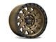 ATW Off-Road Wheels Congo Satin Sand Bronze with Black Lip Wheel; 17x9 (18-24 Jeep Wrangler JL)