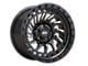 ATW Off-Road Wheels Culebra Gloss Black with Milled Spokes Wheel; 20x10; -18mm Offset (18-24 Jeep Wrangler JL)