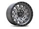 ATW Off-Road Wheels Congo Sand Gunmetal with Black Lip Wheel; 17x9 (07-18 Jeep Wrangler JK)