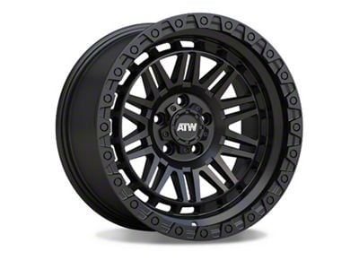 ATW Off-Road Wheels Yukon All Satin Black Wheel; 17x9 (07-18 Jeep Wrangler JK)
