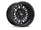 ATW Off-Road Wheels Yukon All Satin Black Wheel; 17x9; -12mm Offset (07-18 Jeep Wrangler JK)