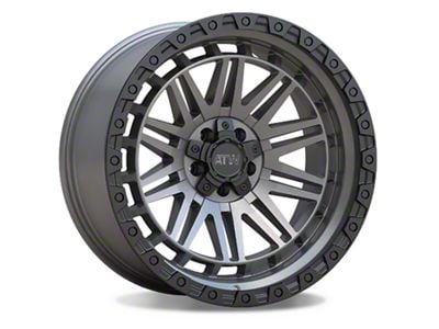 ATW Off-Road Wheels Yukon Satin Gunmetal Wheel; 17x9; -12mm Offset (07-18 Jeep Wrangler JK)