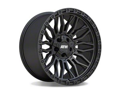 ATW Off-Road Wheels Nile All Satin Black Wheel; 20x9; 10mm Offset (97-06 Jeep Wrangler TJ)