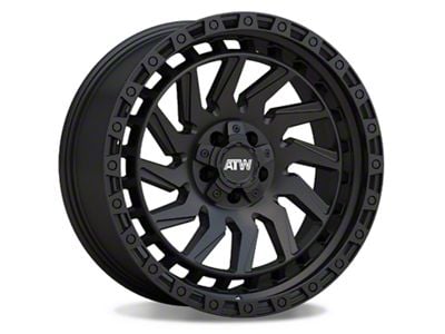 ATW Off-Road Wheels Culebra All Satin Black Wheel; 20x10 (87-95 Jeep Wrangler YJ)