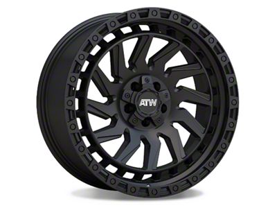 ATW Off-Road Wheels Culebra All Satin Black Wheel; 20x9 (87-95 Jeep Wrangler YJ)