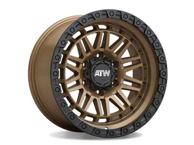 ATW Off-Road Wheels Yukon Satin Sand Bronze 6-Lug Wheel; 17x9; -12mm Offset (16-23 Tacoma)