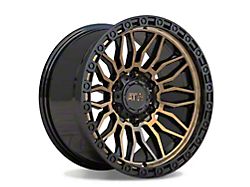 ATW Off-Road Wheels Nile Satin Black with Machined Bronze Face 6-Lug Wheel; 20x10; -18mm Offset (22-25 Tundra)