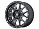 ATX Series AX196 Satin Black with Milled Accents 6-Lug Wheel; 20x9; 25mm Offset (04-15 Titan)