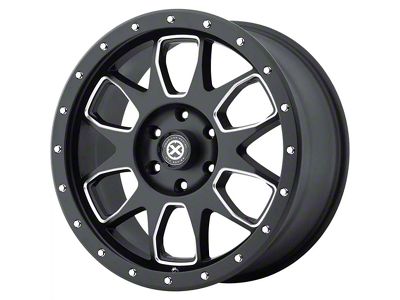 ATX Series AX196 Satin Black with Milled Accents 6-Lug Wheel; 20x9; 25mm Offset (10-24 4Runner)