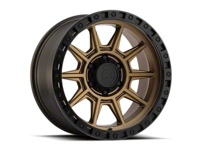 ATX Series AX202 Matte Bronze with Black Lip 6-Lug Wheel; 18x9; 0mm Offset (10-24 4Runner)