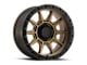 ATX Series AX202 Matte Bronze with Black Lip 6-Lug Wheel; 17x9; -12mm Offset (21-24 Bronco, Excluding Raptor)