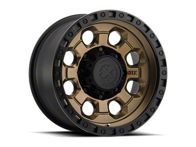 ATX Series AX201 Matte Bronze with Black Lip Wheel; 16x8; 0mm Offset (84-01 Jeep Cherokee XJ)