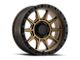 ATX Series AX202 Matte Bronze with Black Lip Wheel; 18x9; 0mm Offset (76-86 Jeep CJ7)