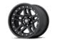 ATX Series Cornice Textured Black Wheel; 18x9; -12mm Offset (99-04 Jeep Grand Cherokee WJ)