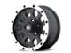 ATX Series Slot Satin Black with Machined Face Wheel; 18x9; -24mm Offset (99-04 Jeep Grand Cherokee WJ)